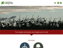 Tablet Screenshot of ceuta.org.uy