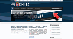 Desktop Screenshot of ceuta.es